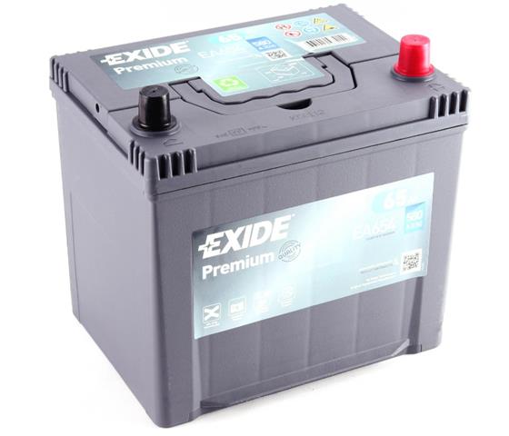 Exide акумуляторна батарея 65ah/580a (230x173x222/+r/b01) premium азія EA654