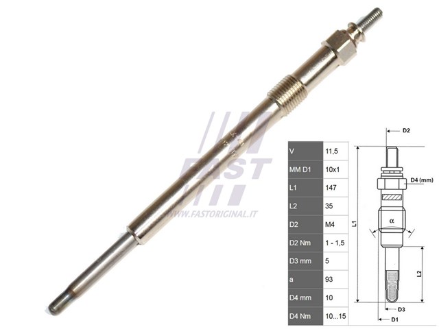 Свічки запалювання FT82736 FAST
