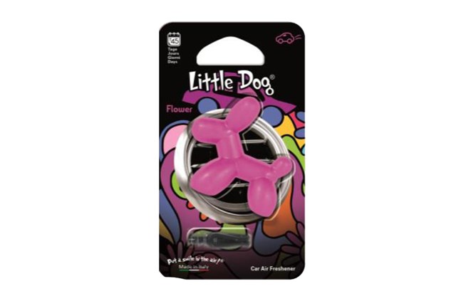 Ароматизатор на обдув (блістер) little dog flower (pink) LD003