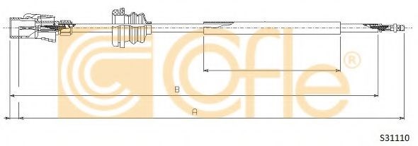 Привід спідометра S31110 COFLE