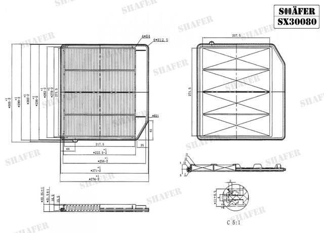 Система автоматичного очищення повітряного фільтра SX30080 SHAFER