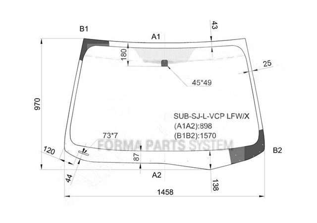 Скло лобове 7941AGNV XYG