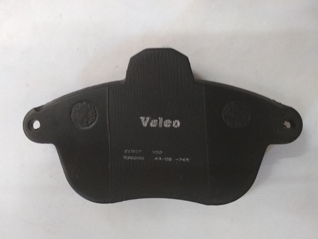 Колодки гальмівні передні, дискові 598280 VALEO