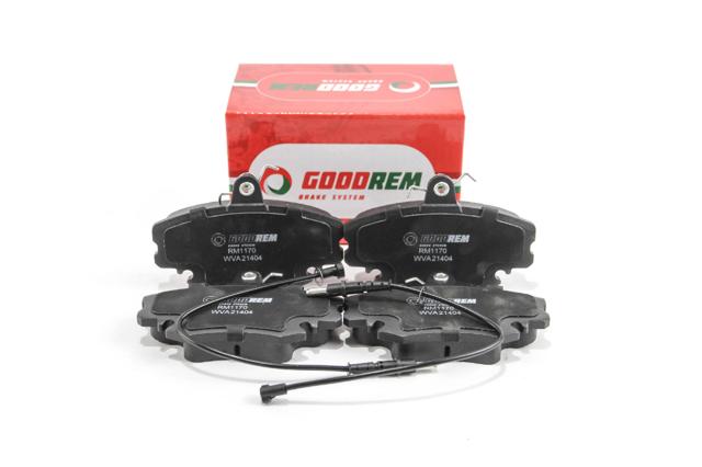 Колодки гальмівні передні, дискові RM1170 GOODREM