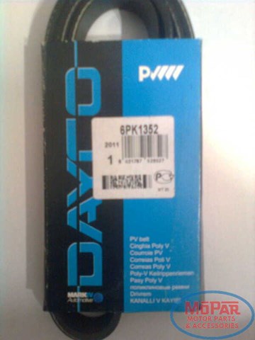 Клиновий ремінь 6PK1352 DAYCO