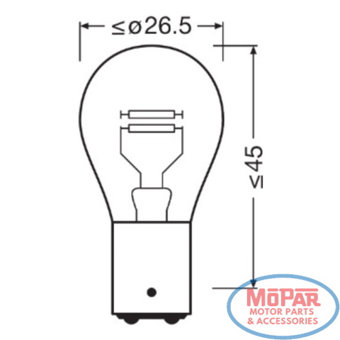 Лампа автомобільна 7528 OSRAM