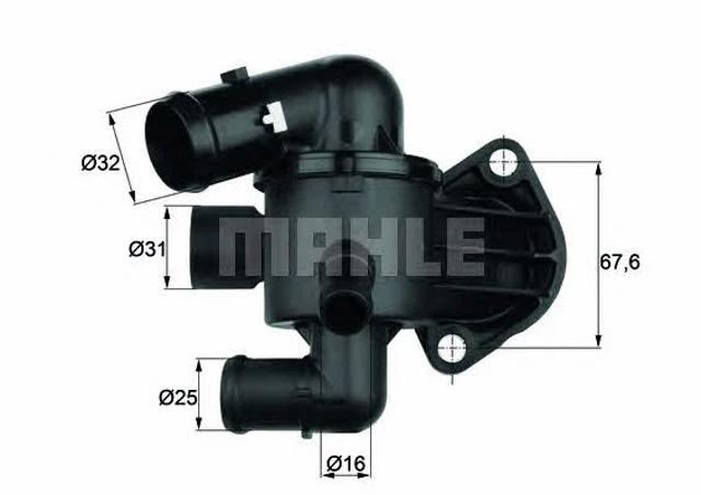 Термостат впускного колектора TI3387 MAHLE