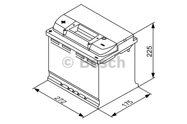 Батарея акумуляторна 0092L40270 BOSCH