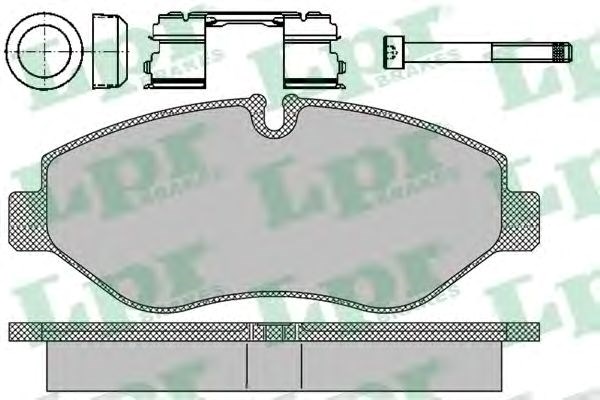 Колодки передні 05P1297 LPR