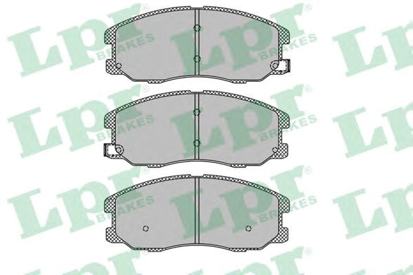 Передні гальмівні колодки 05P1322 LPR