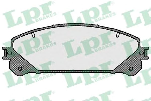 Гальмівні колодки 05P1691 LPR