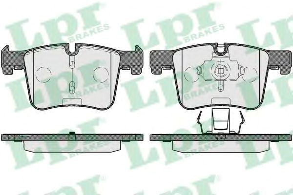 Колодки передні 05P1732 LPR