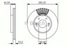 Диск гальмівний передній 0986479A12 BOSCH