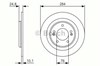 Диск гальмівний задній 0986479A13 BOSCH