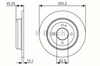 Дискові гальма 0986479A44 BOSCH