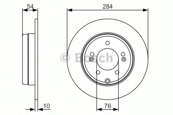Дискові гальма 0986479A45 BOSCH