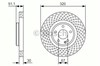 Ротор гальмівний 0986479A59 BOSCH