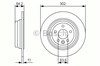 Диск заднього гальма 0986479B19 BOSCH