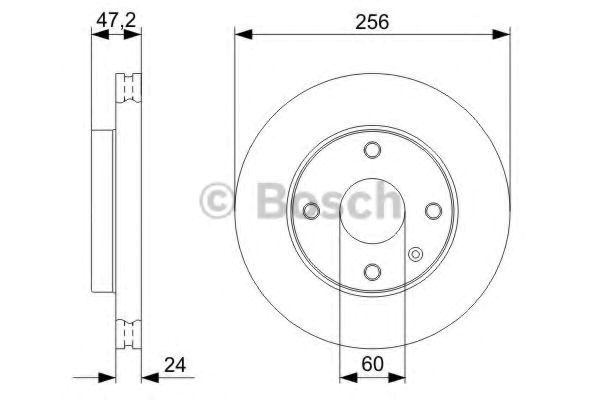 Ротор гальмівний 0986479C01 BOSCH