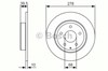 Диск гальмівний задній 0986479C22 BOSCH