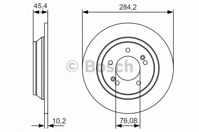 Дискові гальма 0986479C39 BOSCH