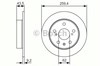 Диск гальмівний задній 0986479C44 BOSCH