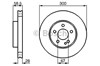 Гальмо дискове переднє 0986479C50 BOSCH