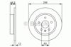 Диск гальмівний задній 0986479C57 BOSCH