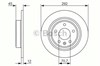 Диск гальмівний задній 0986479C58 BOSCH