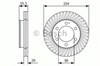 Диск гальмівний передній 0986479D33 BOSCH