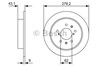 Диск гальмівний задній 0986479D34 BOSCH