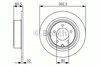 Диск гальмівний задній 0986479R07 BOSCH