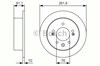 Диск гальмівний задній 0986479R09 BOSCH