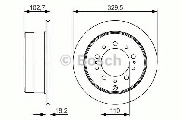 Дискові гальма 0986479R15 BOSCH