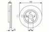 Гальмо дискове переднє 0986479R24 BOSCH