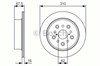 Диск гальмівний задній 0986479R25 BOSCH