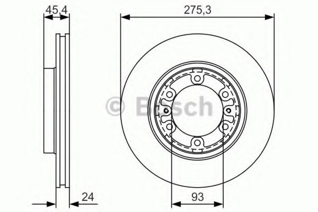 Ротор гальмівний 0986479R40 BOSCH