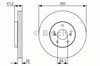 Диск гальмівний передній 0986479R47 BOSCH