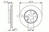 Ротор гальмівний 0986479R66 BOSCH