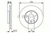 Гальмо дискове переднє 0986479R84 BOSCH