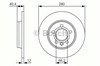 Диск заднього гальма 0986479R91 BOSCH