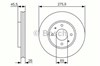 Диск гальмівний передній 0986479R94 BOSCH