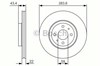 Диск гальмівний передній 0986479S01 BOSCH