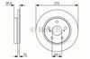 Диск гальмівний задній 0986479S64 BOSCH