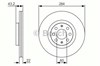 Диск переднього гальма 0986479S91 BOSCH