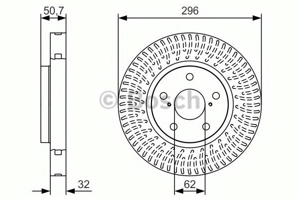 Ротор гальмівний 0986479T38 BOSCH