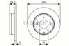 Диск заднього гальма 0986479T49 BOSCH