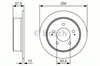 Диск гальмівний задній 0986479U21 BOSCH