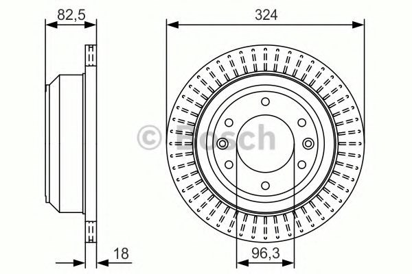 Дискові гальма 0986479U29 BOSCH