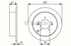 Задні дискові гальма 0986479U37 BOSCH